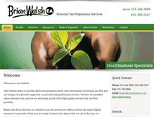 Tablet Screenshot of brianwalshea.com